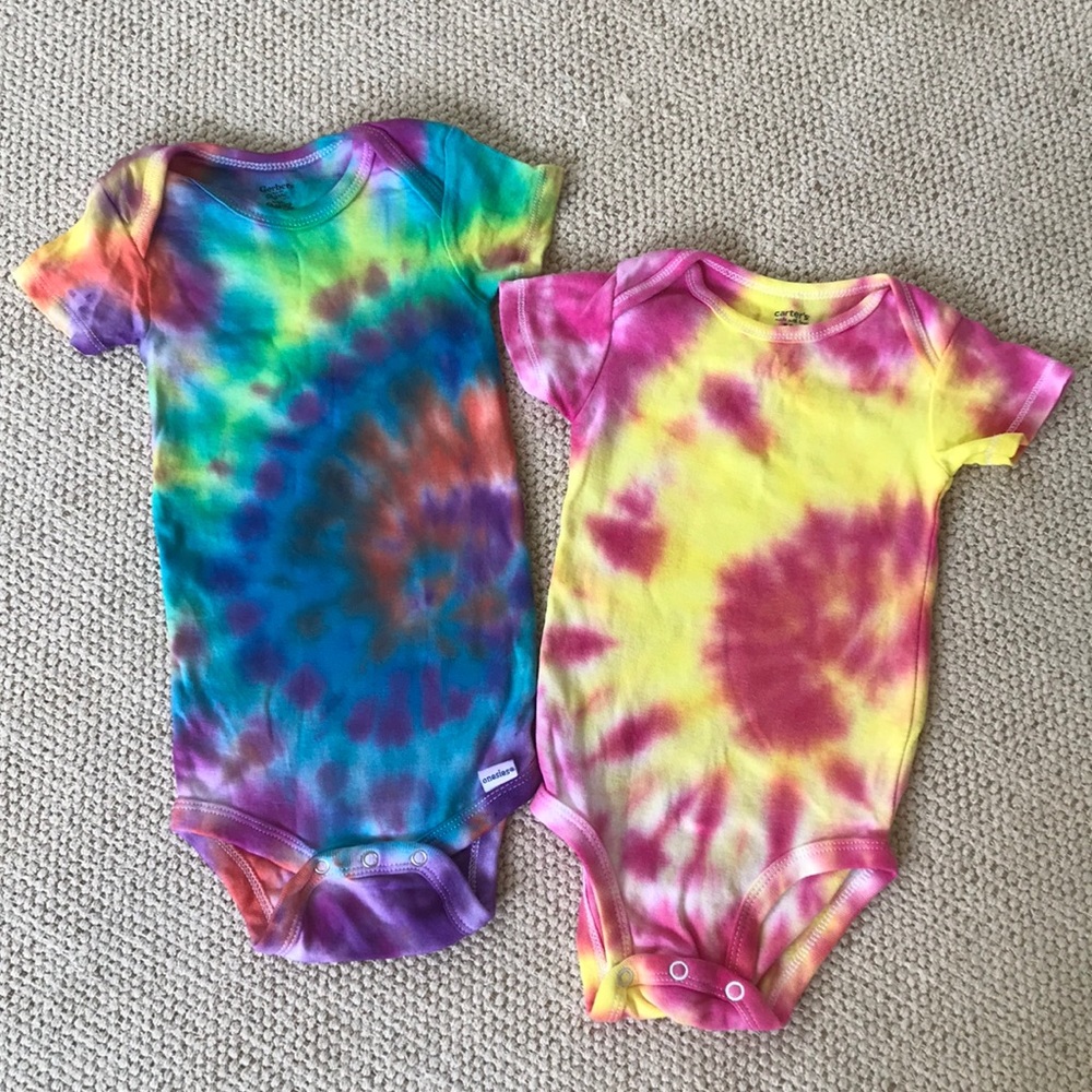 Gerber Tie Dye Onesies!